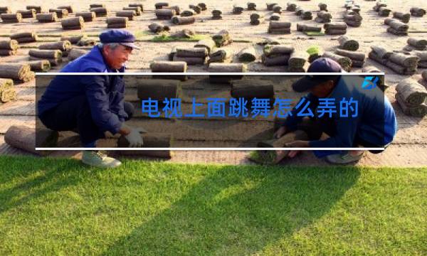 电视上面跳舞怎么弄的