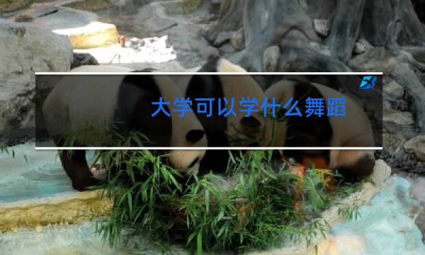 大学可以学什么舞蹈
