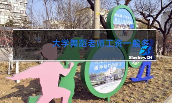 大学舞蹈老师工资一般多少钱一个月