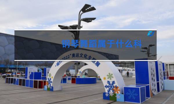 钢琴舞蹈属于什么科