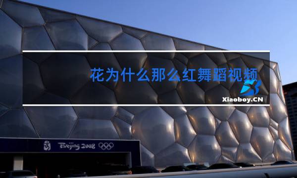 花为什么那么红舞蹈视频