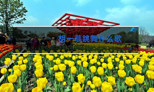 胡一菲跳舞什么歌图片