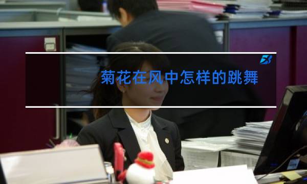 菊花在风中怎样的跳舞