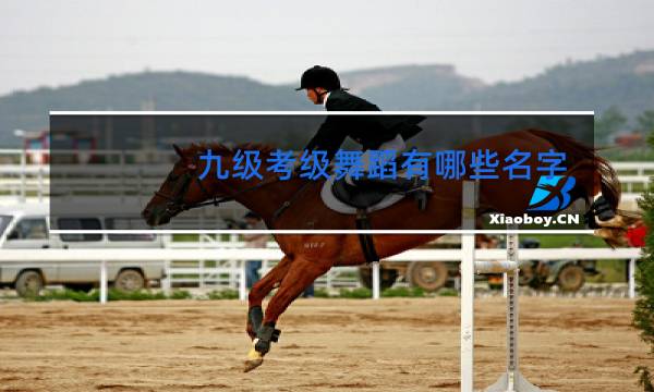 九级考级舞蹈有哪些名字