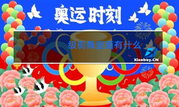 级街舞里面有什么