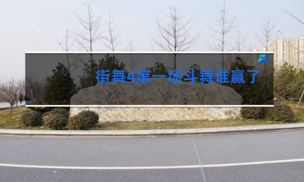 街舞4第一场斗舞谁赢了