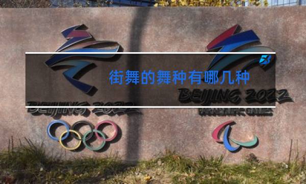 街舞的舞种有哪几种