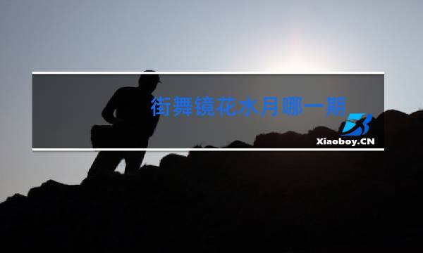 街舞镜花水月哪一期