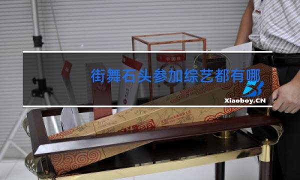 街舞石头参加综艺都有哪些图片