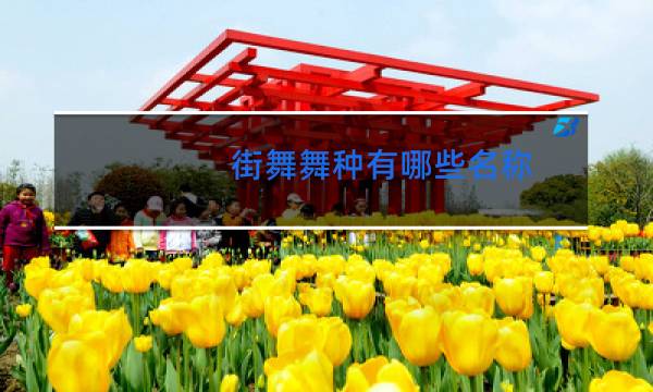 街舞舞种有哪些名称
