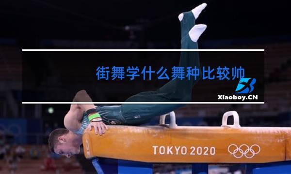 街舞学什么舞种比较帅