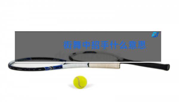 街舞中招手什么意思