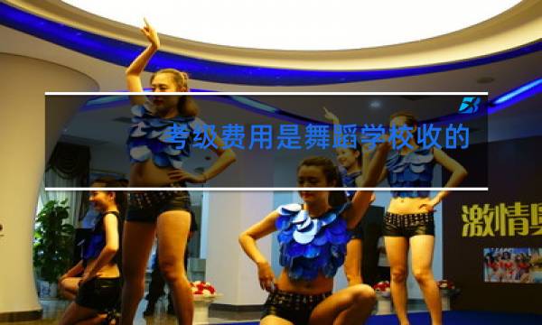 考级费用是舞蹈学校收的吗