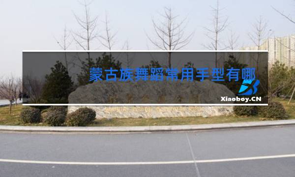 蒙古族舞蹈常用手型有哪些图片