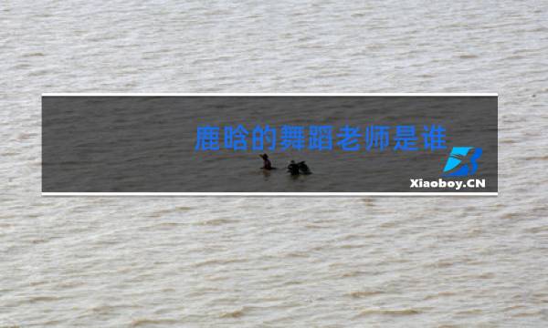 鹿晗的舞蹈老师是谁