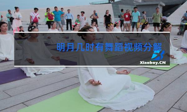 明月几时有舞蹈视频分解动作
