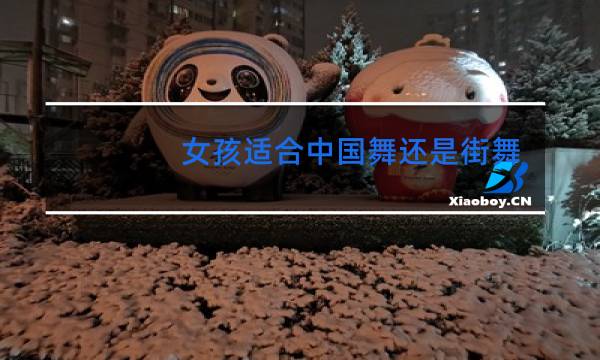 女孩适合中国舞还是街舞