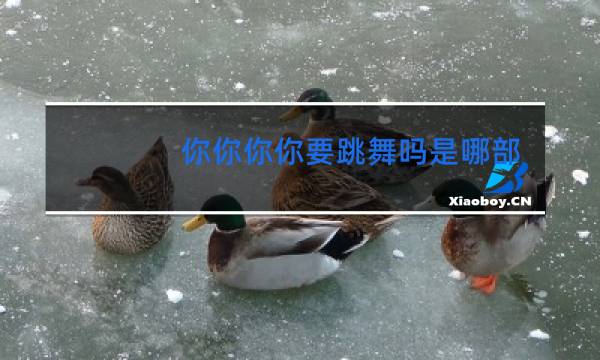你你你你要跳舞吗是哪部电影