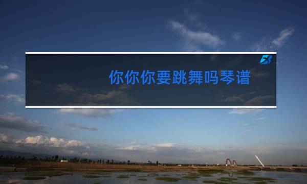 你你你要跳舞吗琴谱
