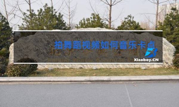 拍舞蹈视频如何音乐卡点