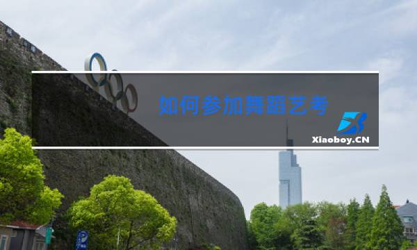 如何参加舞蹈艺考图片