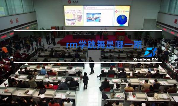 rm学跳舞是哪一期