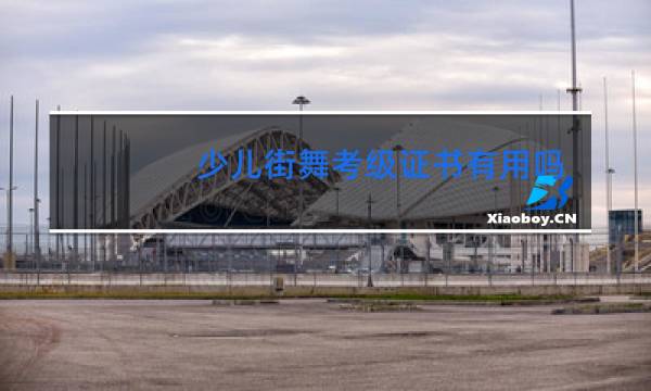 少儿街舞考级证书有用吗