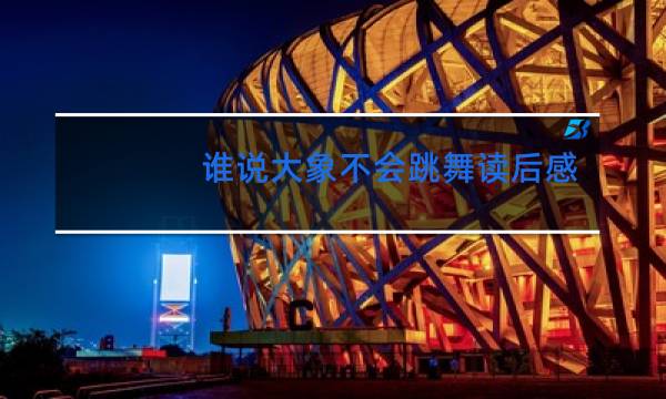 谁说大象不会跳舞读后感