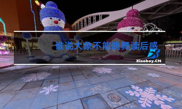 谁说大象不能跳舞读后感1500字图片