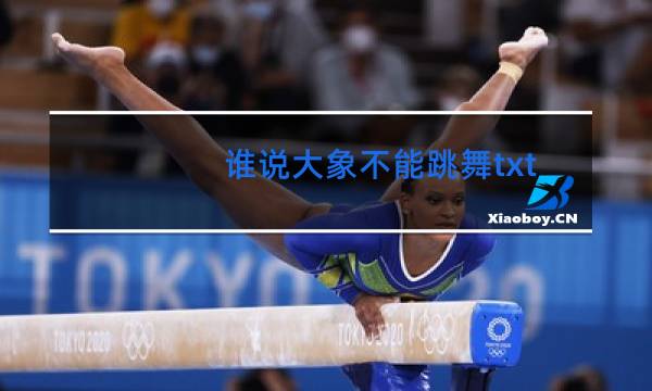 谁说大象不能跳舞txt百度云