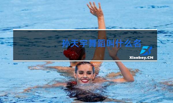 孙天宇舞蹈叫什么名图片