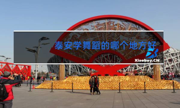 泰安学舞蹈的哪个地方好图片