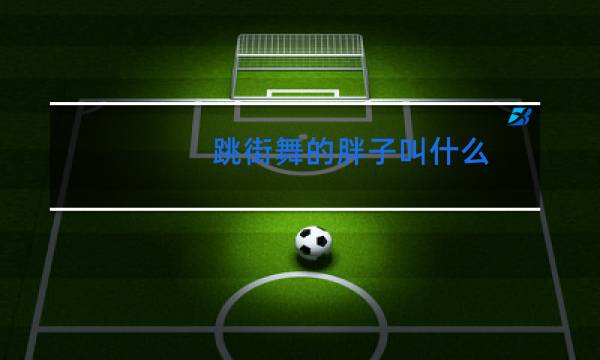 跳街舞的胖子叫什么图片