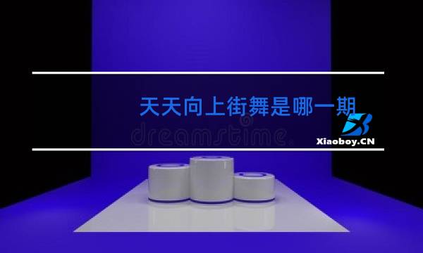 天天向上街舞是哪一期