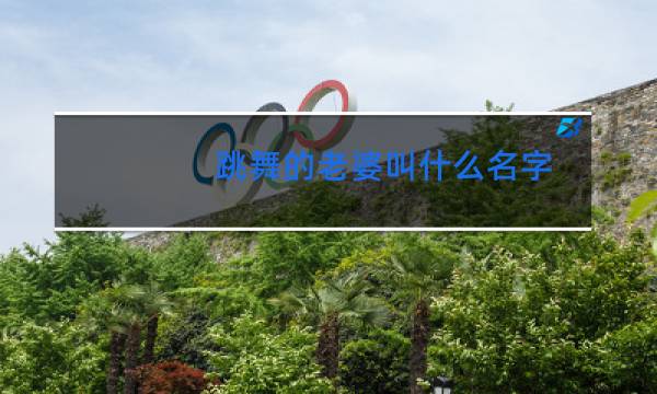 跳舞的老婆叫什么名字