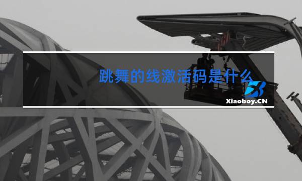 跳舞的线激活码是什么图片