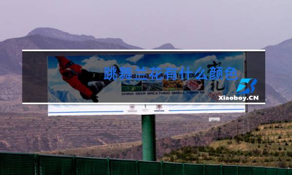 跳舞兰花有什么颜色