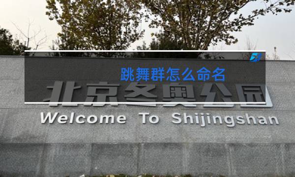 跳舞群怎么命名