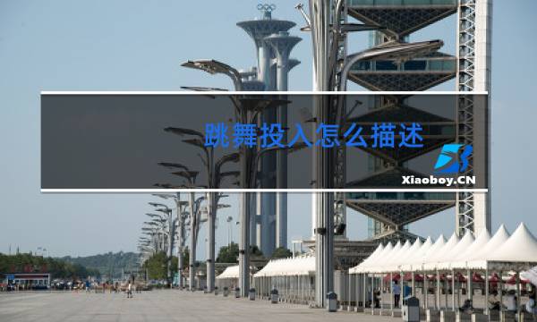 跳舞投入怎么描述