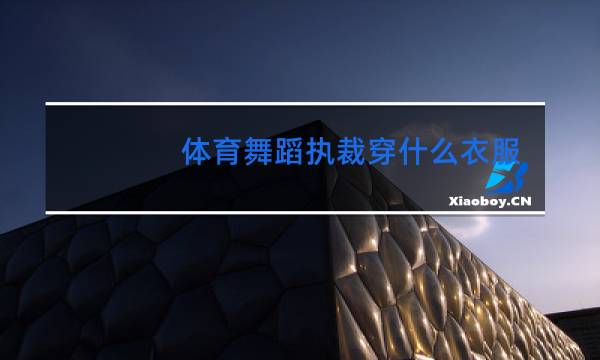 体育舞蹈执裁穿什么衣服