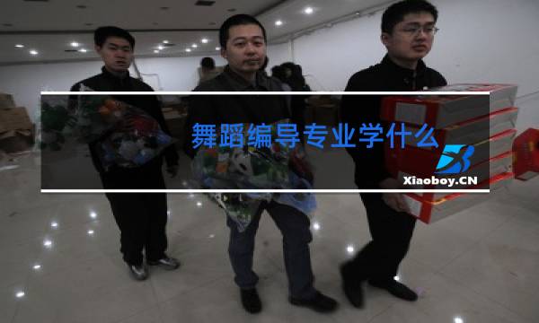 舞蹈编导专业学什么图片