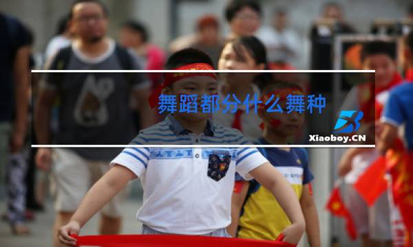 舞蹈都分什么舞种