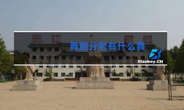 舞蹈分别有什么舞图片