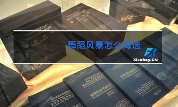 舞蹈风暴怎么海选