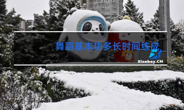 舞蹈基本功多长时间练成图片