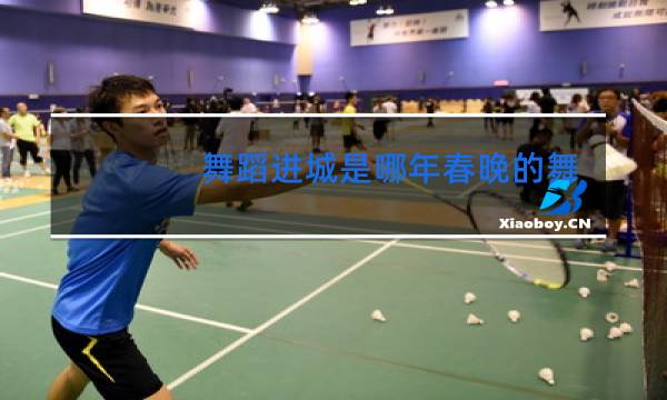 舞蹈进城是哪年春晚的舞蹈