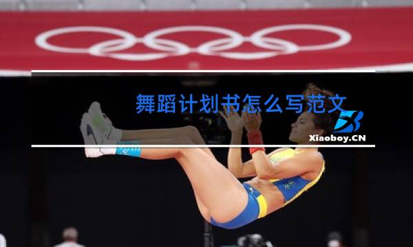 舞蹈计划书怎么写范文