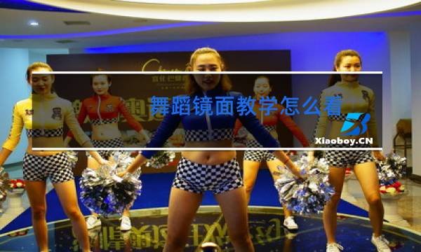 舞蹈镜面教学怎么看