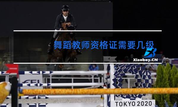 舞蹈教师资格证需要几级