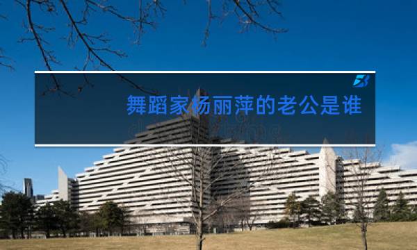 舞蹈家杨丽萍的老公是谁